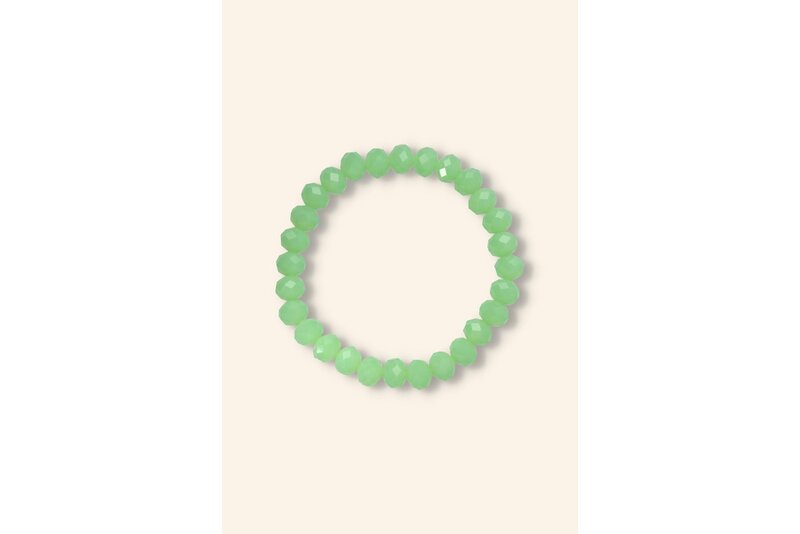 Crystal armband sea green
