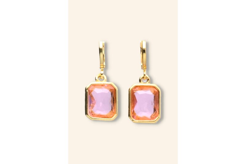 Oorring square diamond
