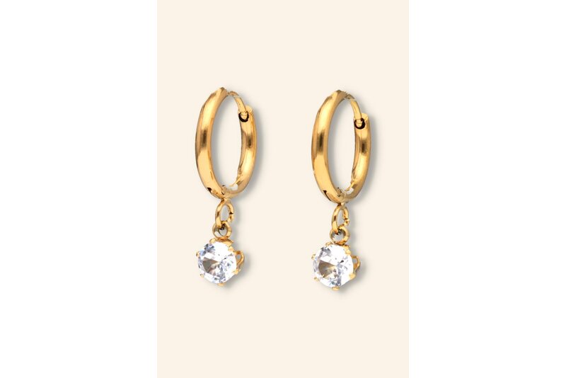 Mini hoops circle crown