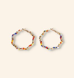 J&J Multi color Hoop twisted