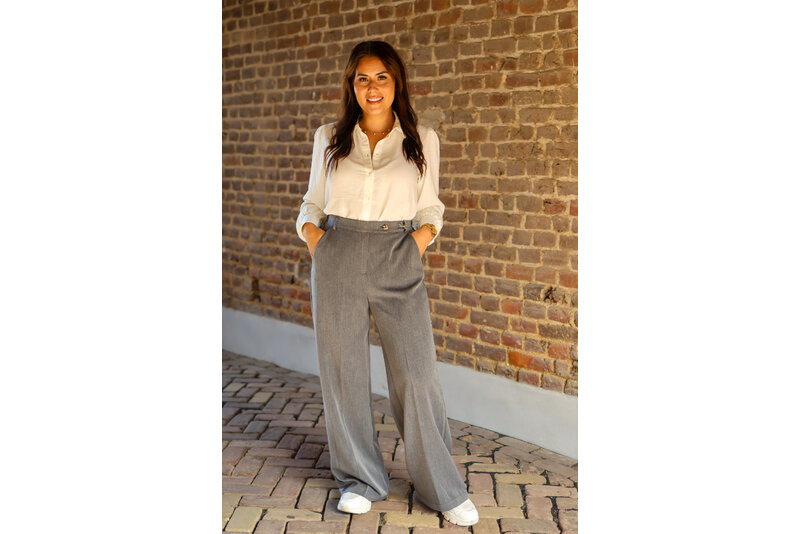 Wide pantalon grey