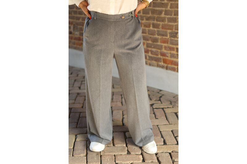Wide pantalon grey