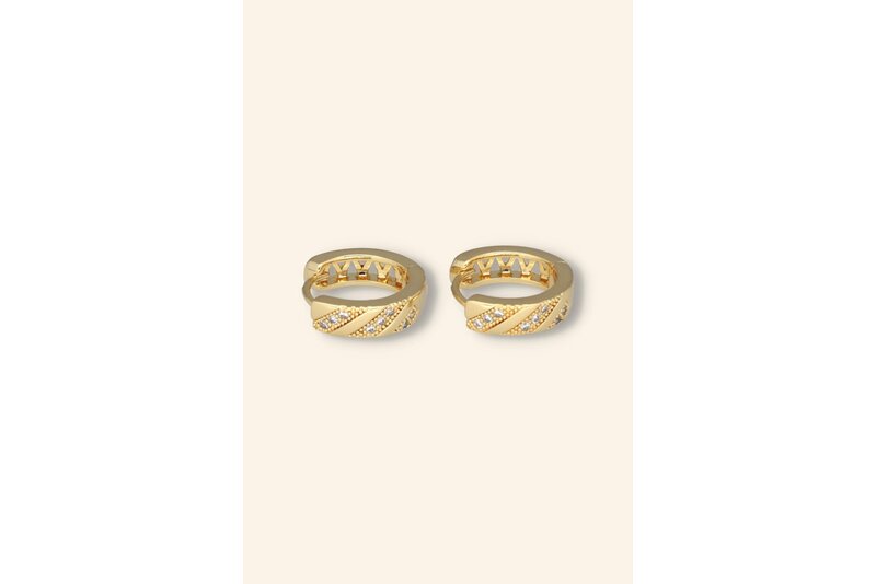 Oorring dia strass