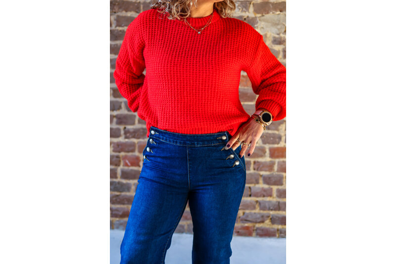 Lasina pullover red