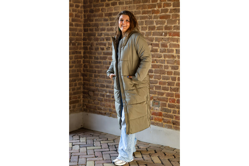 Thunder long padded jacket