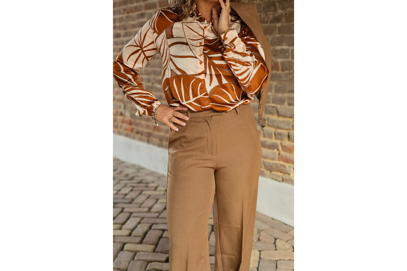 Camel leaf blouse