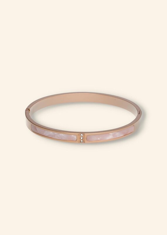 J&J Rose bracelet parlemour inlay