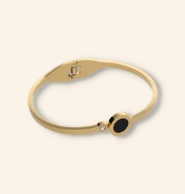 J&J Bracelet Falling star zwart