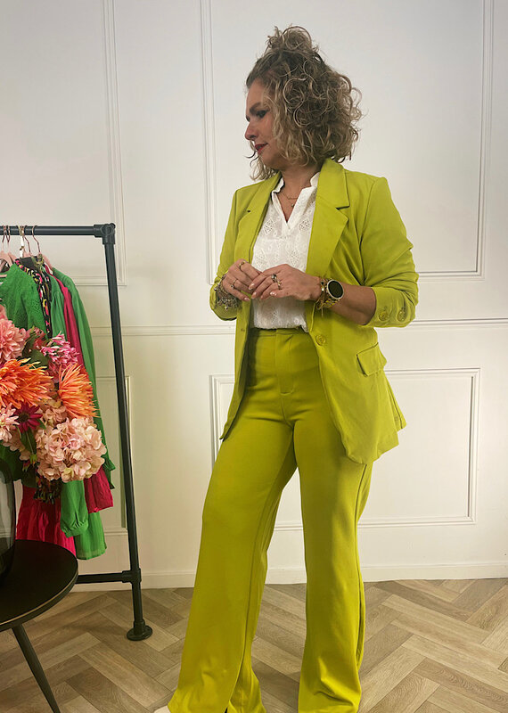 lofty blazer fira lime green