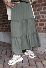 hannah midi skirt green