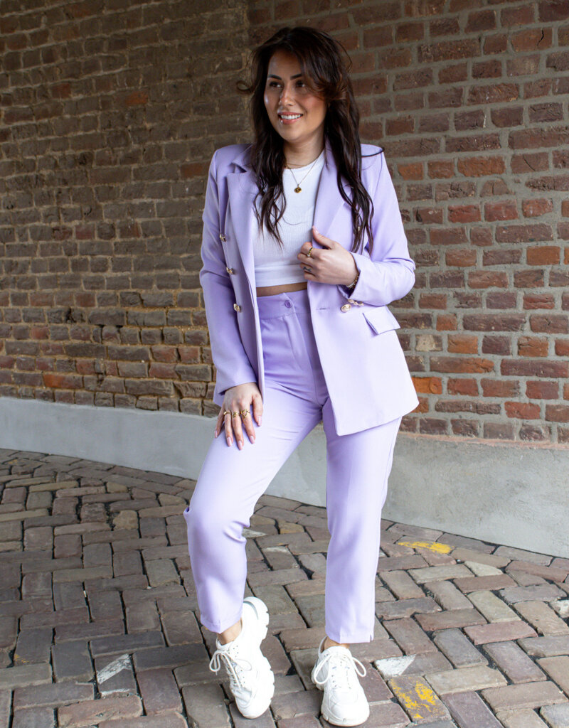 Coisini Suit button pant lila