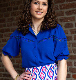 lofty m blouse shiloh blue