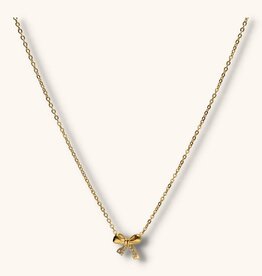 J&J Ketting met strass strikje