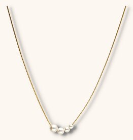 J&J Ketting met vier parels