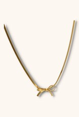 J&J Platte ketting met strik
