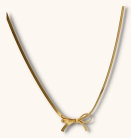 J&J Platte ketting met strik