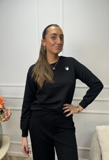 paris l/s sweat black