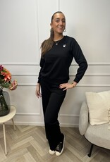 paris l/s sweat black