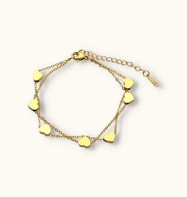 J&J 7 hartjes armband