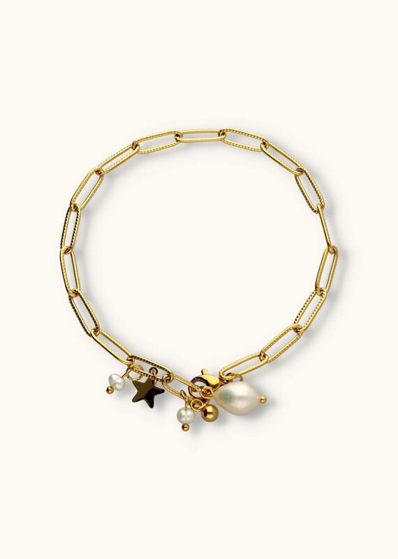 J&J Pearl chain armband