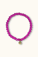 J&J Crystal armband fuchsia helder