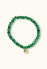 J&J Crystal armband shiny green