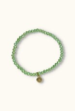 J&J Crystal armband green helder