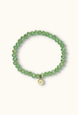 J&J Crystal armband green helder