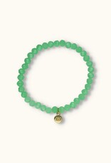 J&J Crystal armband sea green,