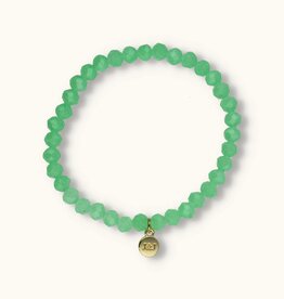 J&J Crystal armband sea green,