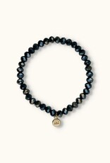 J&J Crystal armband sparkling petrol