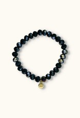 J&J Crystal armband sparkling petrol