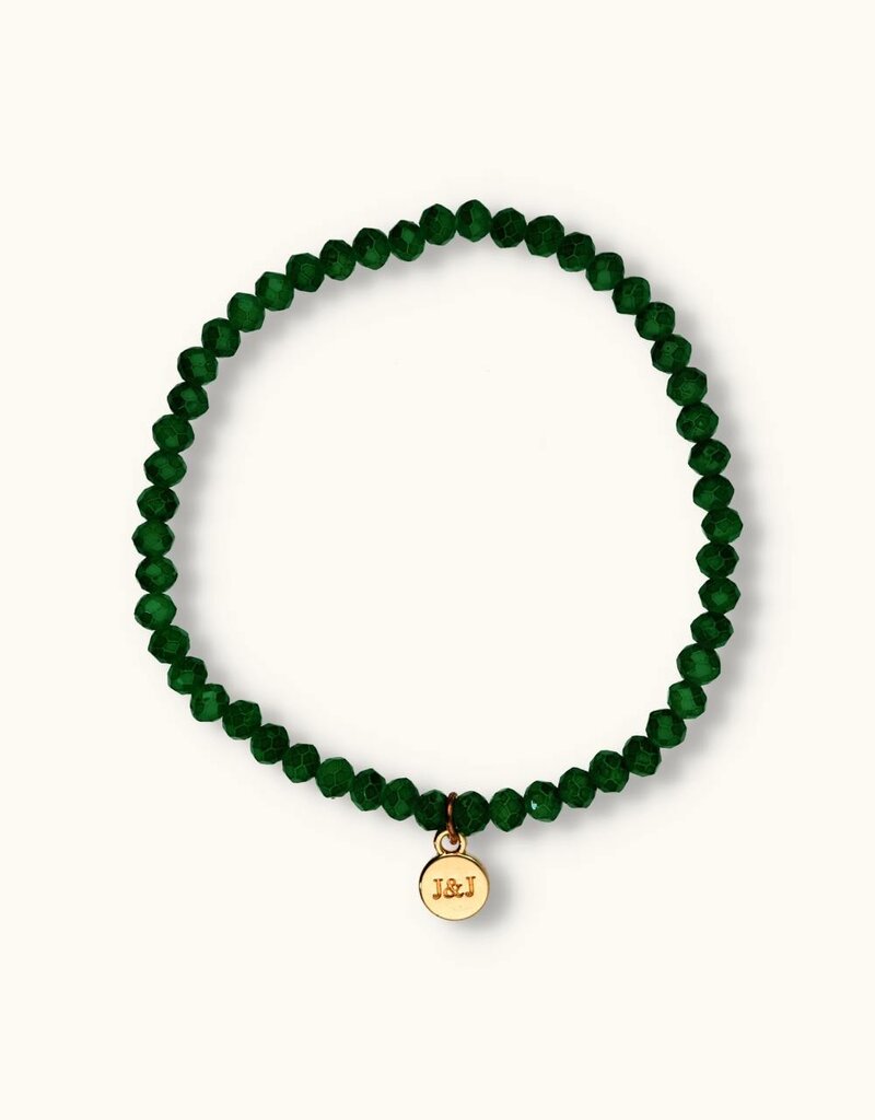 J&J Crystal armband kings green