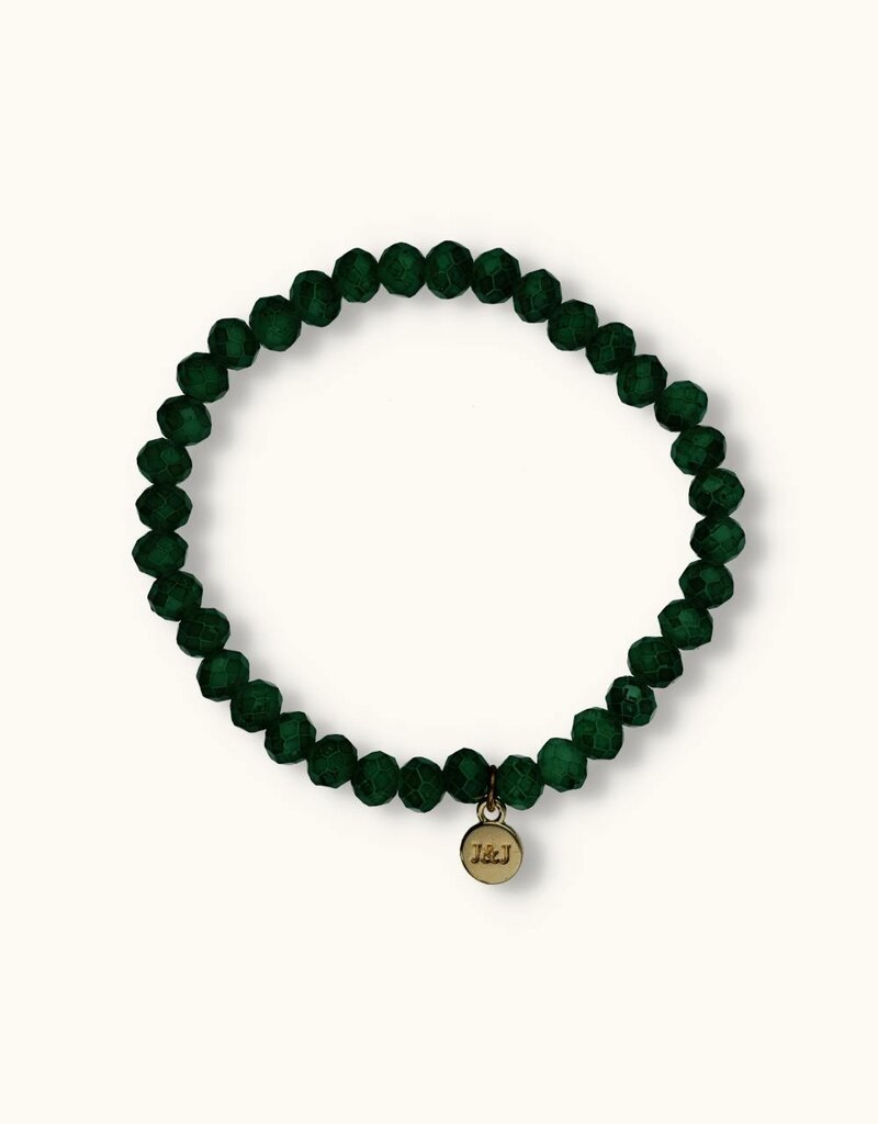 J&J Crystal armband kings green
