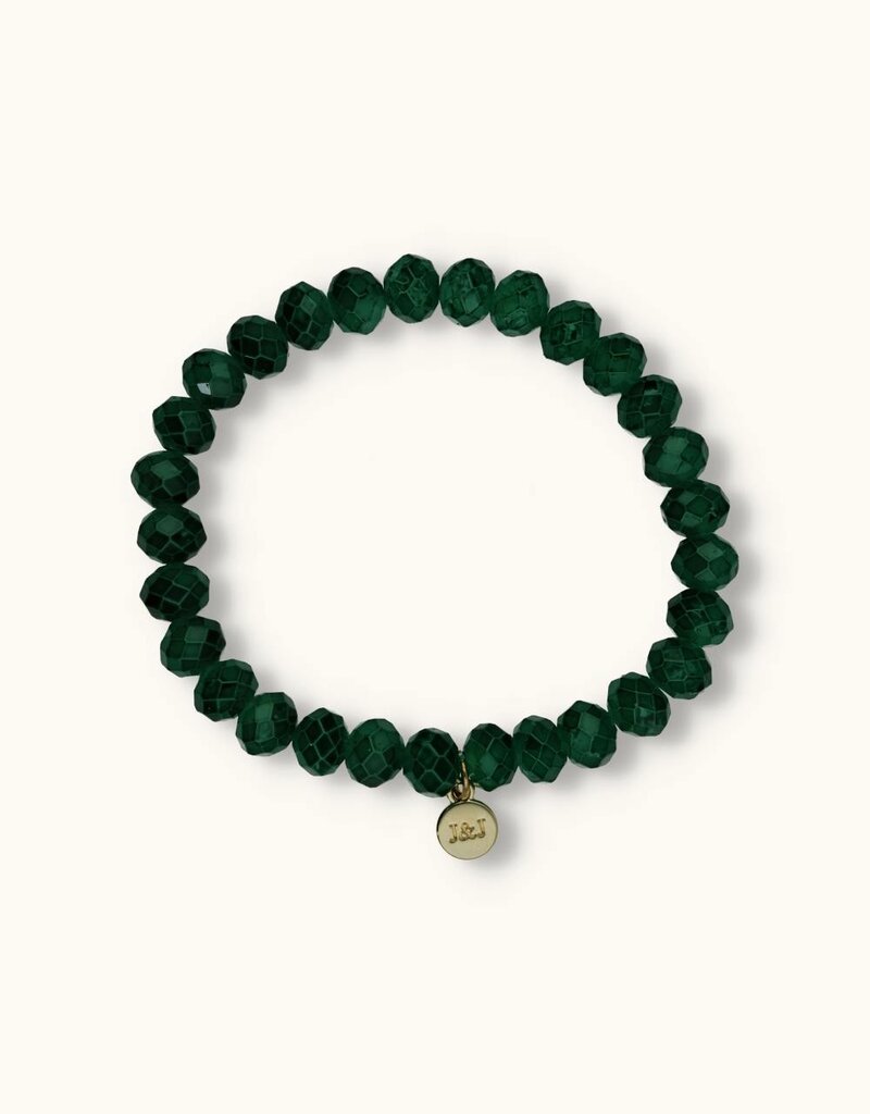 J&J Crystal armband kings green