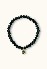 J&J Crystal armband petrol