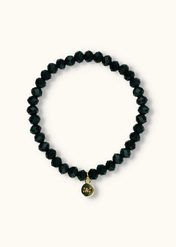 J&J Crystal armband petrol