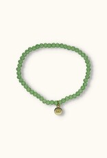 J&J Crystal armband shiny light green helder