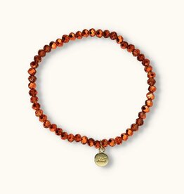 J&J Crystal armband shiny copper