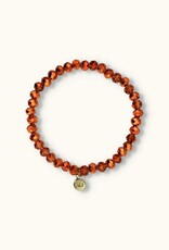 J&J Crystal armband shiny copper