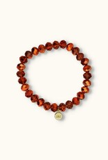 J&J Crystal armband shiny copper
