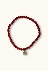 J&J Crystal armband deep red