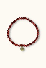 J&J Crystal armband shiny red