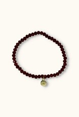 J&J Crystal armband dark red