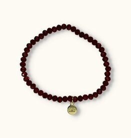 J&J Crystal armband dark red
