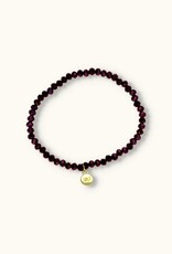 J&J Crystal armband shiny lila