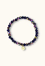 J&J Crystal armband shiny kings blue