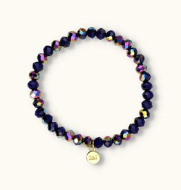 J&J Crystal armband shiny kings blue