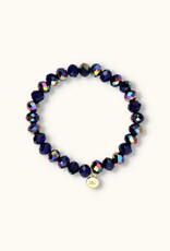 J&J Crystal armband shiny kings blue