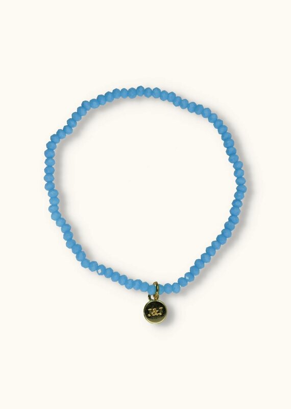 J&J Crystal armband baby blue